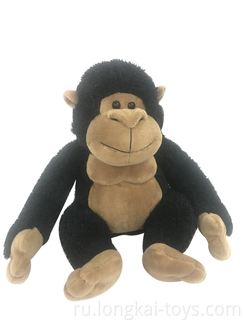 Black Stuffed Monkey Toy